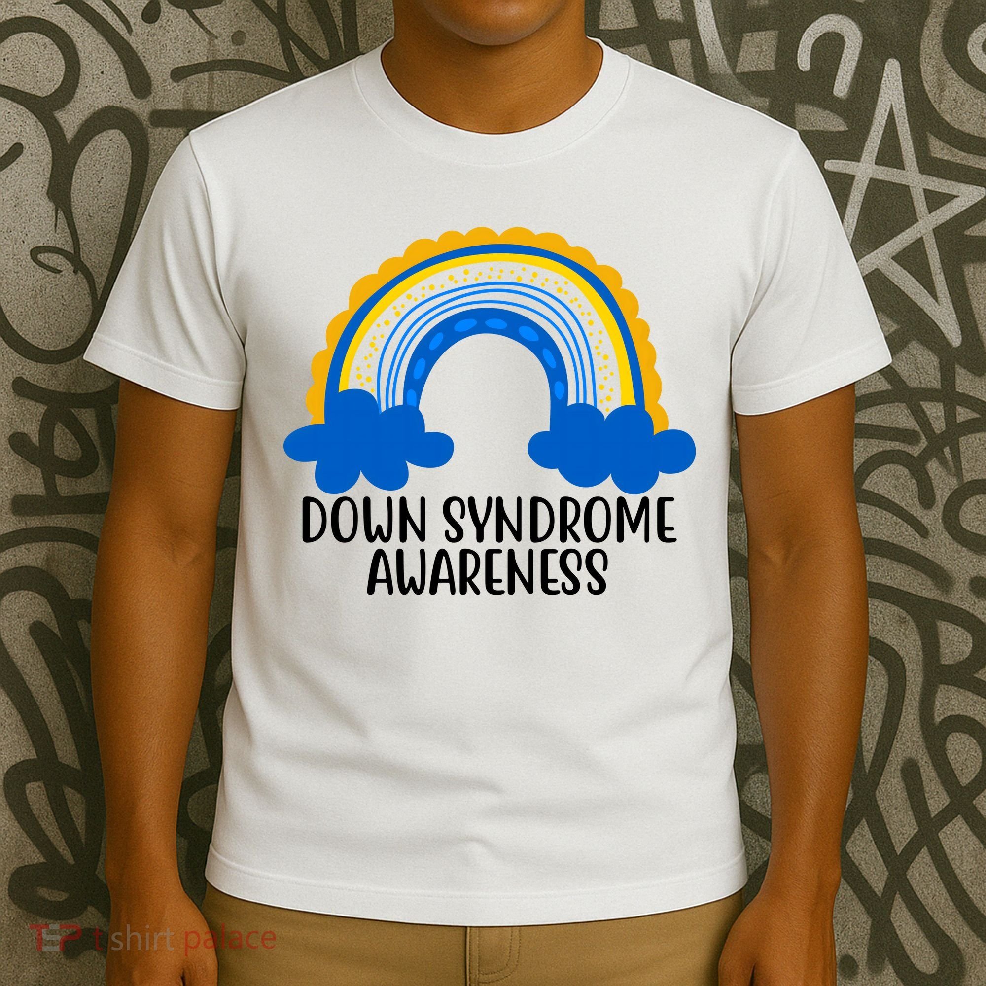 Down Syndrome Awareness Rainbow T-Shirt