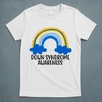 Down Syndrome Awareness Rainbow T-Shirt thumb 5