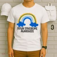 Down Syndrome Awareness Rainbow T-Shirt thumb 6