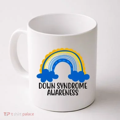 Down Syndrome Awareness Rainbow Coffee Mug