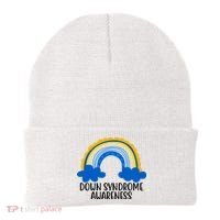 Down Syndrome Awareness Rainbow Beanie thumb 0