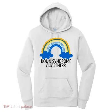 Down Syndrome Awareness Rainbow Women's Hoodie