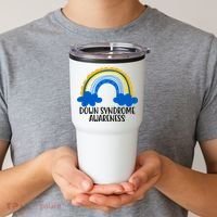 Down Syndrome Awareness Rainbow Tumbler thumb 2