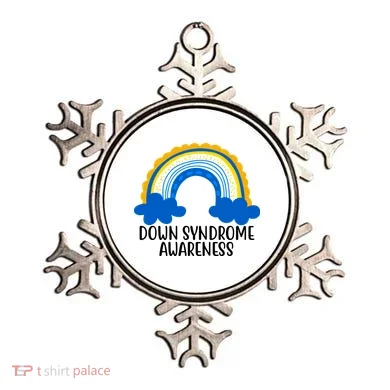 Down Syndrome Awareness Rainbow Ornament