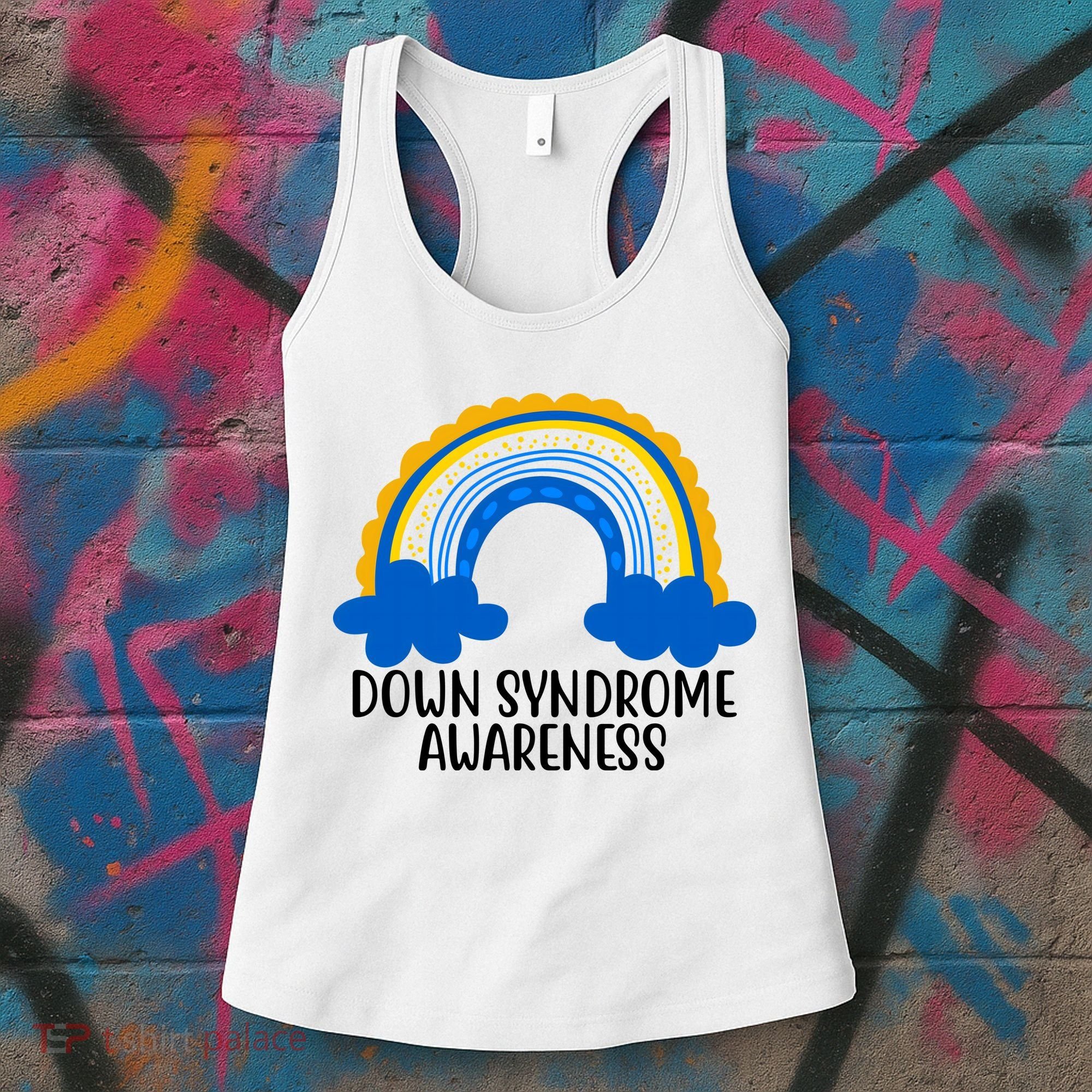 Down Syndrome Awareness Rainbow Women's Tank Top