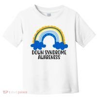 Down Syndrome Awareness Rainbow Toddler T-Shirt thumb 0