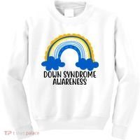 Down Syndrome Awareness Rainbow Kids Sweatshirt thumb 0