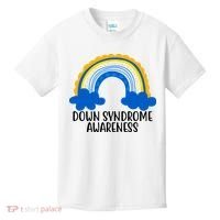 Down Syndrome Awareness Rainbow Kids T-Shirt thumb 0