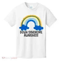 Down Syndrome Awareness Rainbow Kids T-Shirt thumb 0