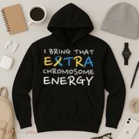 Down Syndrome Awareness Extra Chromosome Hoodie thumb 3