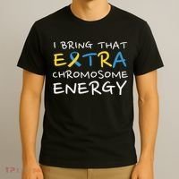 Down Syndrome Awareness Extra Chromosome T-Shirt thumb 3