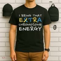 Down Syndrome Awareness Extra Chromosome T-Shirt thumb 6