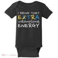 Down Syndrome Awareness Extra Chromosome Baby Bodysuit thumb 0