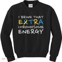 Down Syndrome Awareness Extra Chromosome Kids Sweatshirt thumb 0