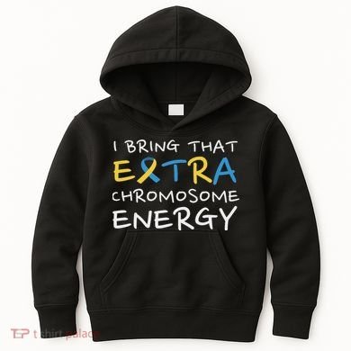 Down Syndrome Awareness Extra Chromosome Kids Hoodie
