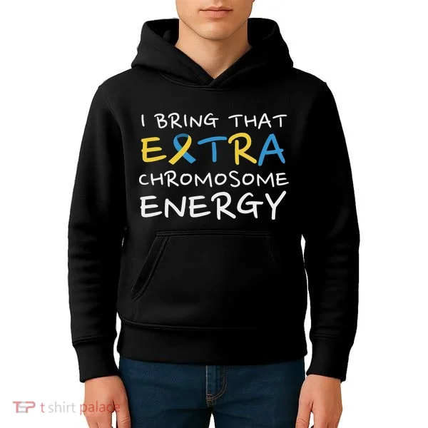 Down Syndrome Awareness Extra Chromosome Kids Hoodie