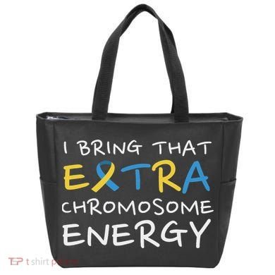 Down Syndrome Awareness Extra Chromosome Tote Bag