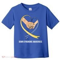 Down Syndrome Awareness Support Heart Ribbon Toddler T-Shirt thumb 0