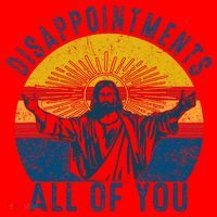 Disappointments Sarcastic All Of You Christian Jesus Funny  Santa Hat thumb 1
