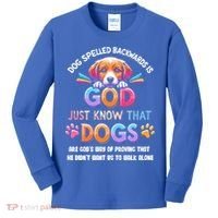 Dog Spelled Backwards Is God Just Know That Dogs Gift Kids Long Sleeve Shirt thumb 0