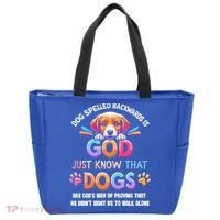 Dog Spelled Backwards Is God Just Know That Dogs Gift Tote Bag thumb 0