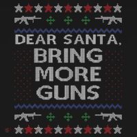 Dear Santa Bring More Guns Ugly Christmas Sweater Funny Gun Apron thumb 3