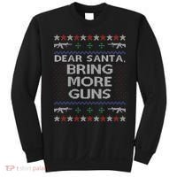 Dear Santa Bring More Guns Ugly Christmas Sweater Funny Gun Sweatshirt thumb 0