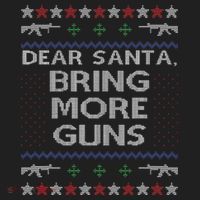 Dear Santa Bring More Guns Ugly Christmas Sweater Funny Gun Hat thumb 2