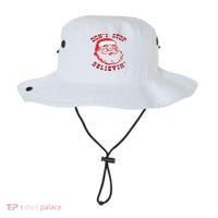 Don't Stop Believin Santa Christmas Gift Bucket Hat thumb 0