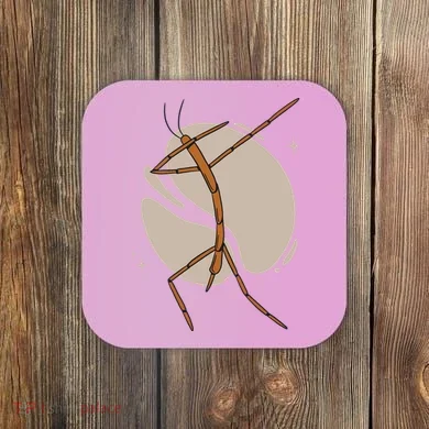Dabbing Stick Bug Coaster