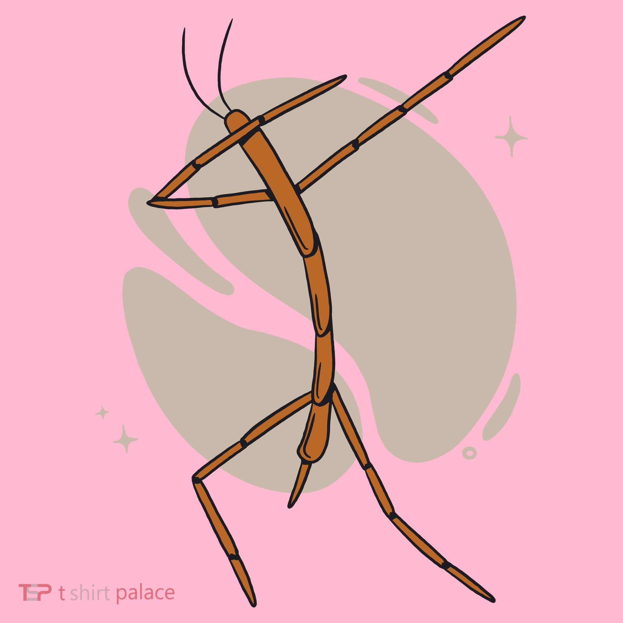 Dabbing Stick Bug Coaster