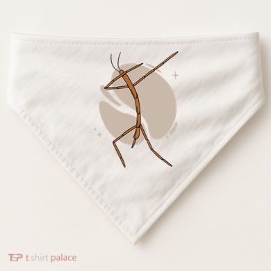 Dabbing Stick Bug USA-Made Doggie Bandana