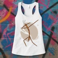 Dabbing Stick Bug Women's Tank Top thumb 3