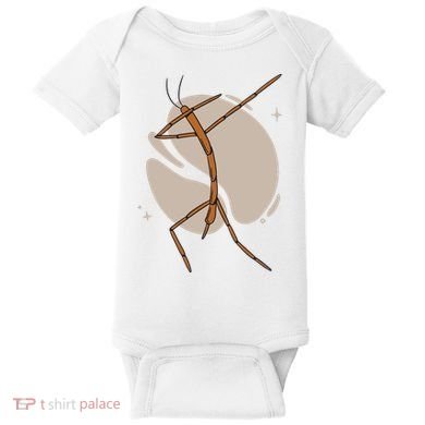 Dabbing Stick Bug Baby Bodysuit