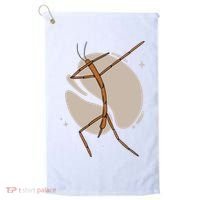 Dabbing Stick Bug Golf Towel thumb 0