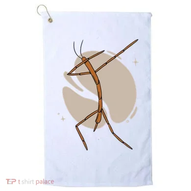 Dabbing Stick Bug Golf Towel