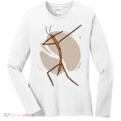 Dabbing Stick Bug Women's Long Sleeve Shirt