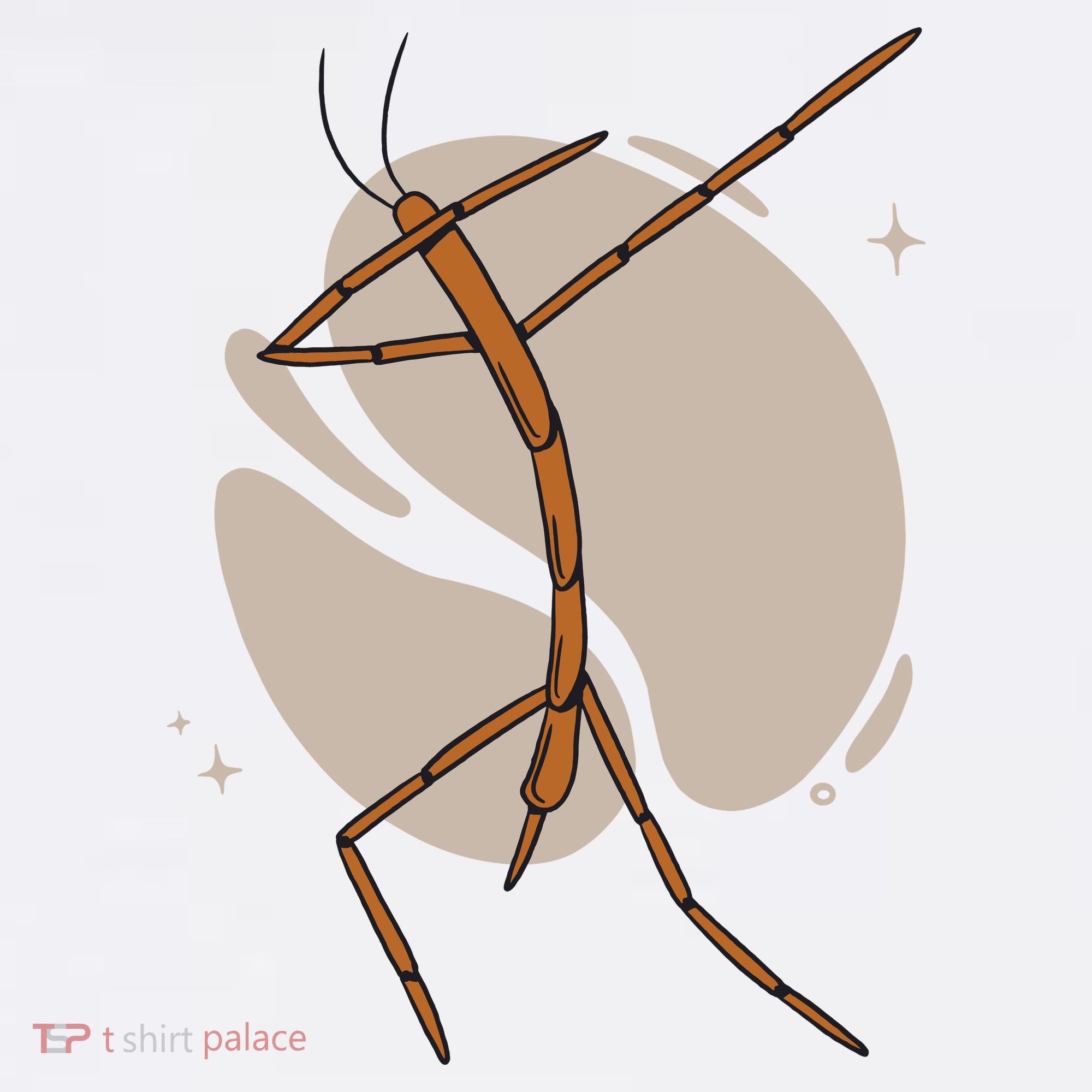Dabbing Stick Bug Women's Long Sleeve Shirt