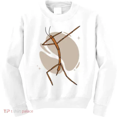 Dabbing Stick Bug Kids Sweatshirt