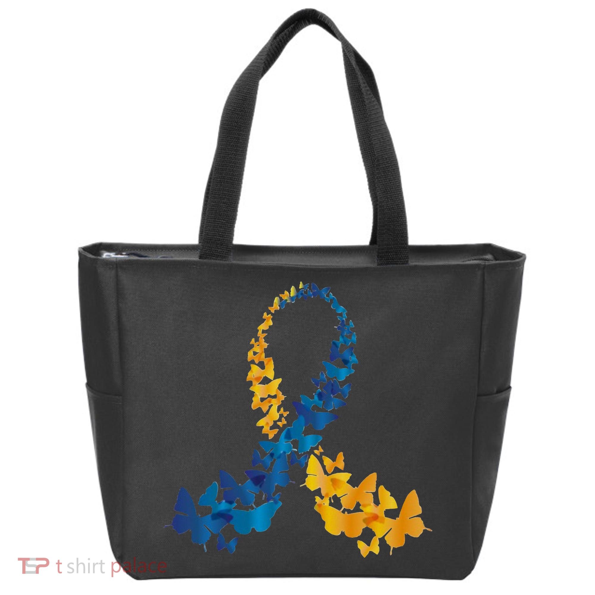 Down Syndrome Butterfly Awareness Tote Bag