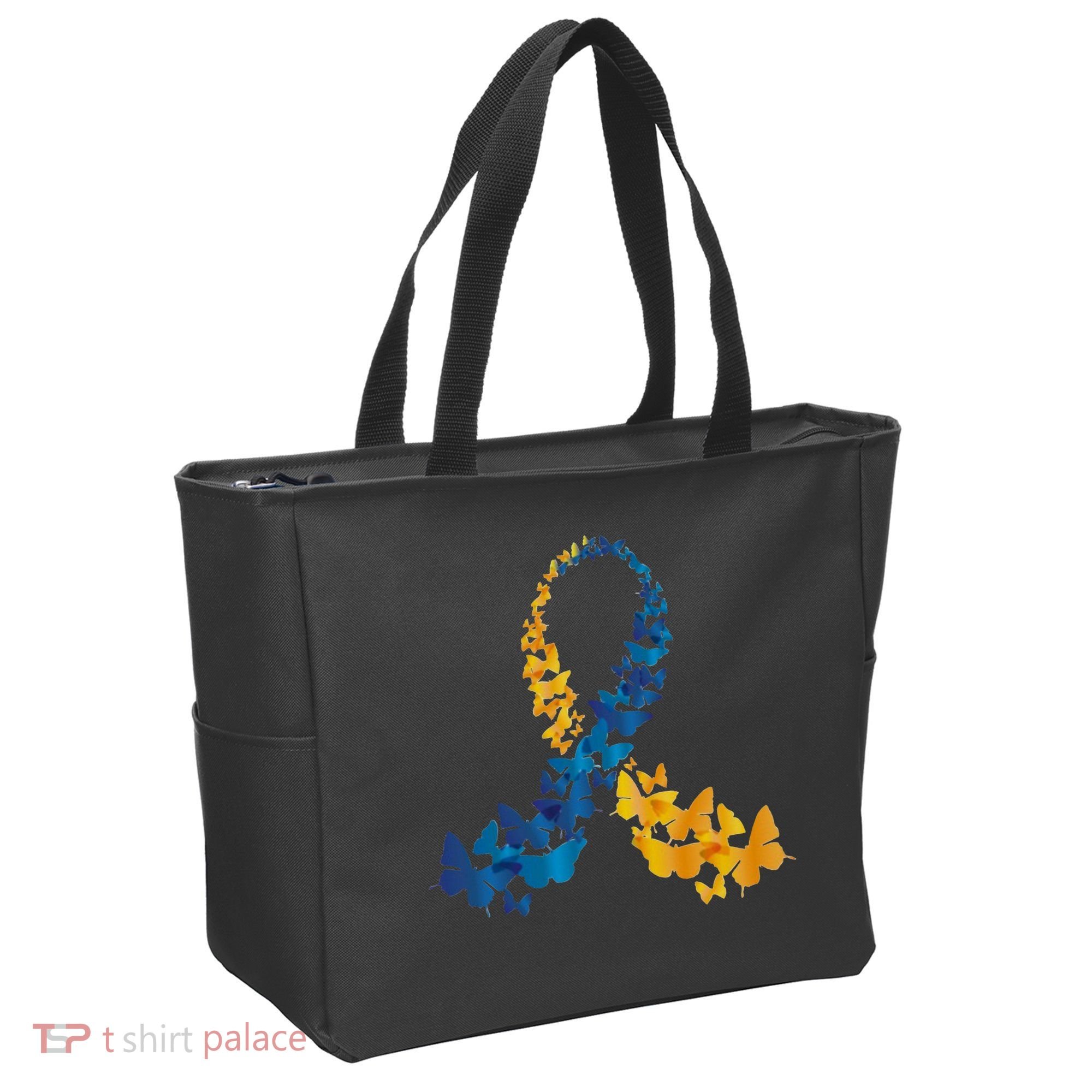 Down Syndrome Butterfly Awareness Tote Bag