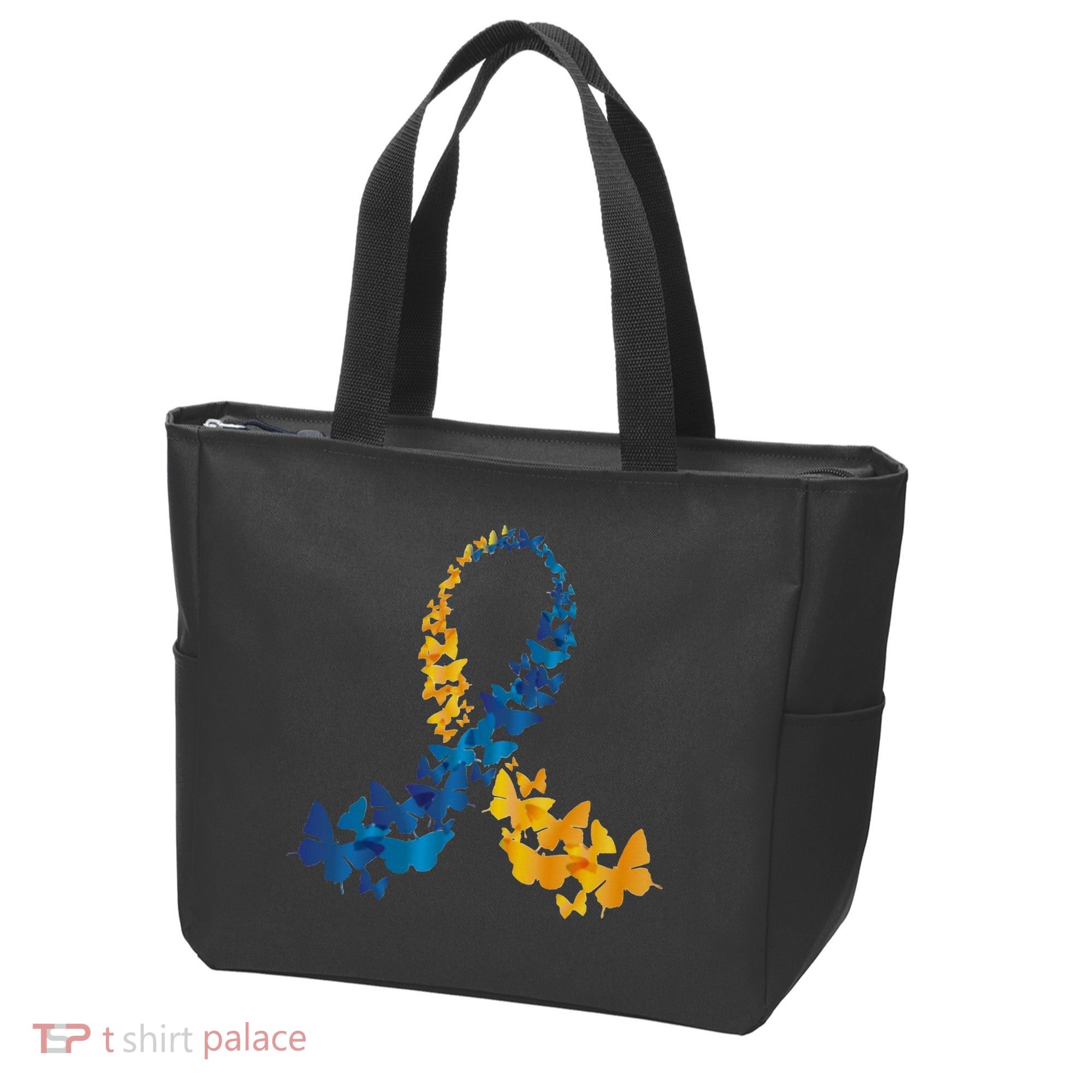Down Syndrome Butterfly Awareness Tote Bag