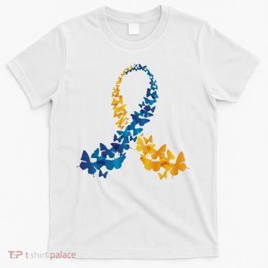 Down Syndrome Butterfly Awareness T-Shirt