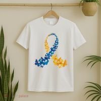 Down Syndrome Butterfly Awareness T-Shirt thumb 2