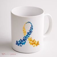 Down Syndrome Butterfly Awareness Coffee Mug thumb 1