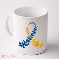 Down Syndrome Butterfly Awareness Coffee Mug thumb 0