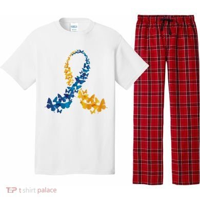 Down Syndrome Butterfly Awareness Pajama Set