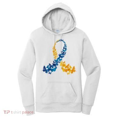 Down Syndrome Butterfly Awareness Women's Hoodie