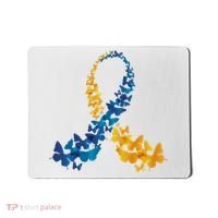 Down Syndrome Butterfly Awareness Mousepad thumb 0