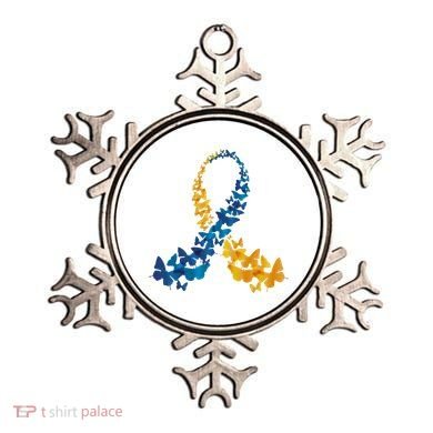 Down Syndrome Butterfly Awareness Ornament